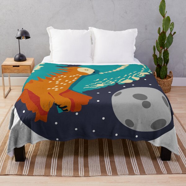 Item preview, Búho espacial y luna designed and sold by ThisBjmnID.