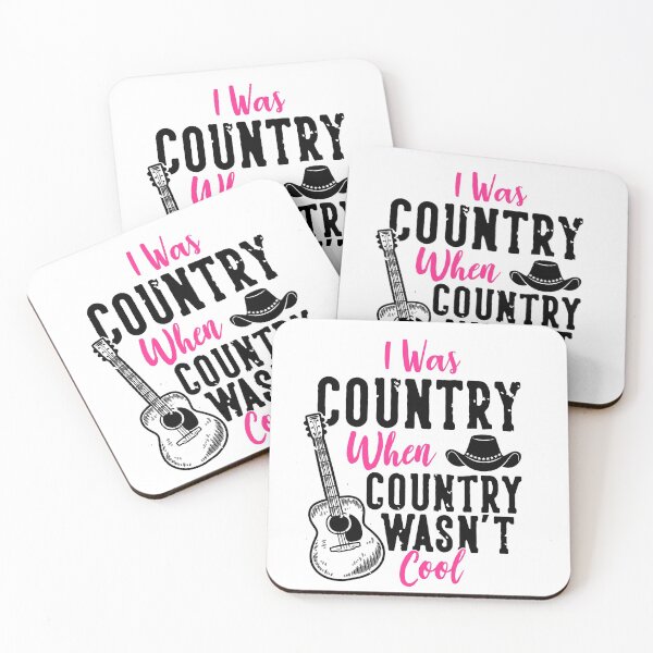 Item preview, I Was Country When Country Wasn't Cool - Southern Country Girl T Shirt designed and sold by ShirtTrendz.