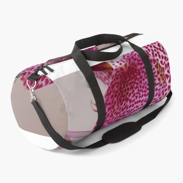 Item preview, White Phalaenopsis Orchid with Pink Burgundy Spots Close up designed and sold by kittenpink.