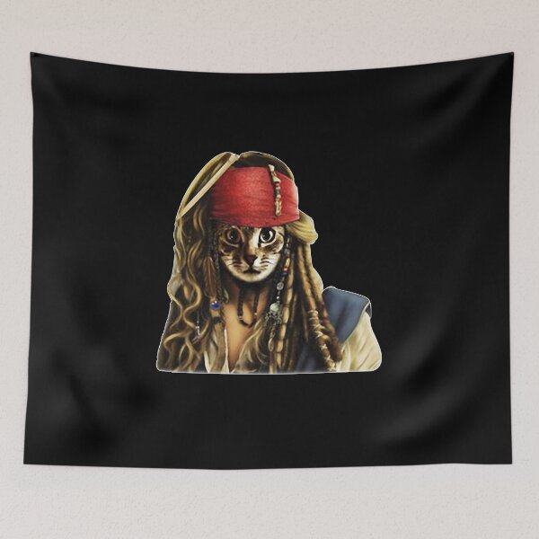 Item preview, Pirates Jack Sparrow Cat , Designer designed and sold by BRANDONPRY1.