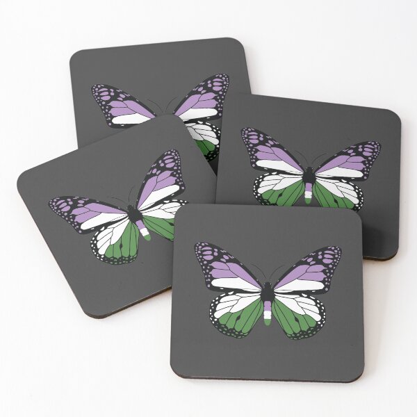 Item preview, Queer Butterfly Pride Gift, GenderQueer Colorful Monarch Butterfly, Gender Queer Insects LGBT+ designed and sold by ArtsyloShop.