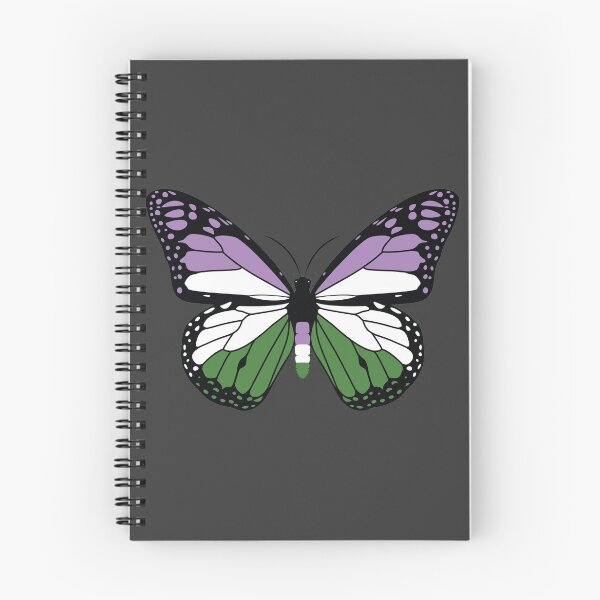Item preview, Queer Butterfly Pride Gift, GenderQueer Colorful Monarch Butterfly, Gender Queer Insects LGBT+ designed and sold by ArtsyloShop.