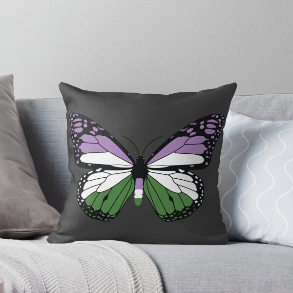 Item preview, Queer Butterfly Pride Gift, GenderQueer Colorful Monarch Butterfly, Gender Queer Insects LGBT+ designed and sold by ArtsyloShop.