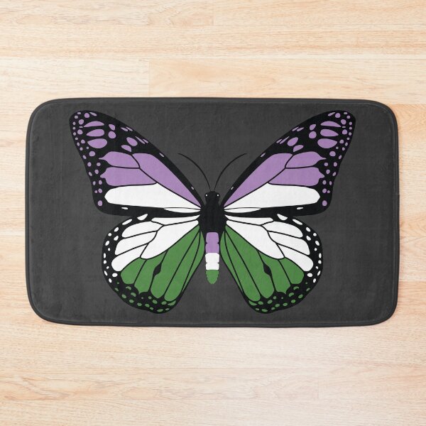 Item preview, Queer Butterfly Pride Gift, GenderQueer Colorful Monarch Butterfly, Gender Queer Insects LGBT+ designed and sold by ArtsyloShop.