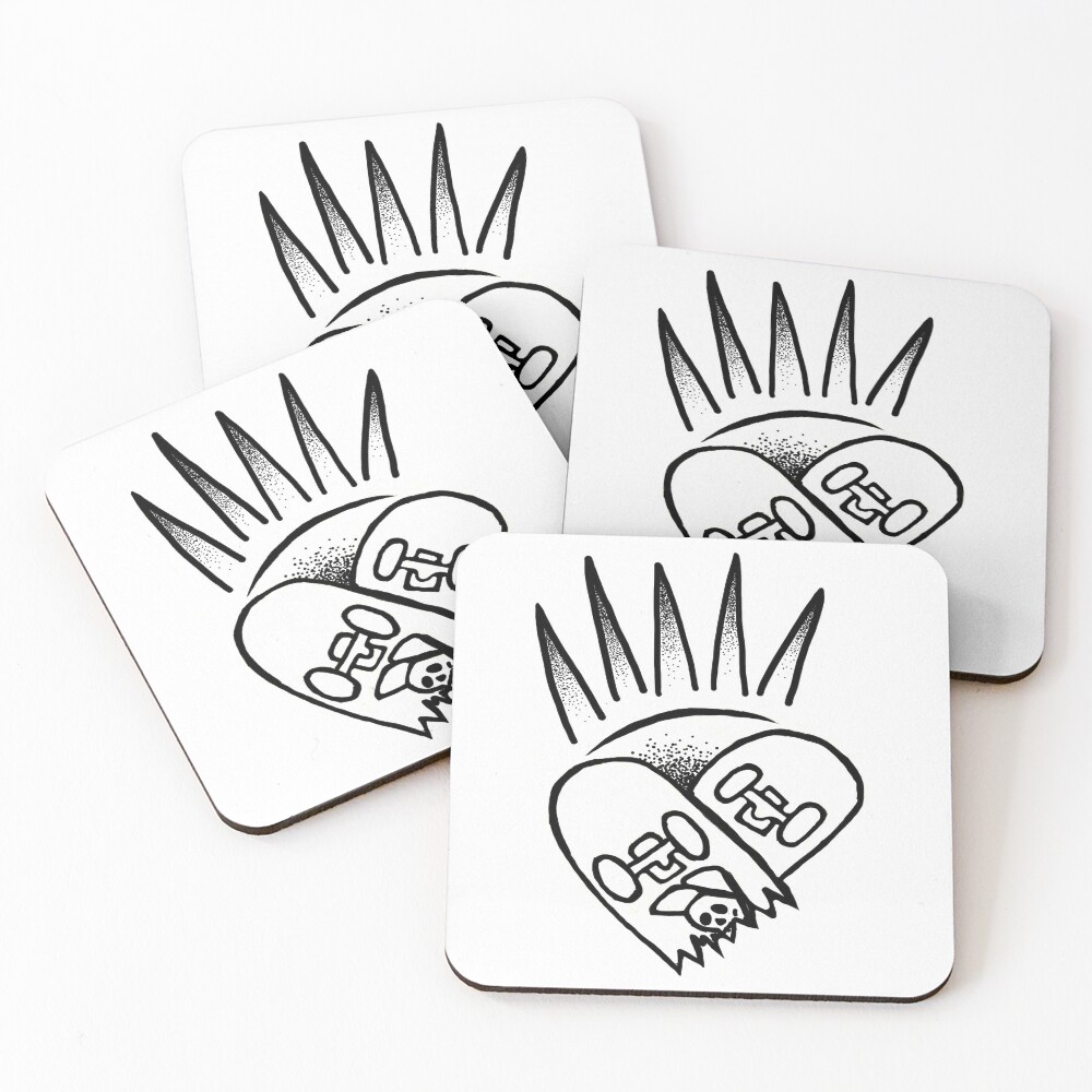 Item preview, Coasters (Set of 4) designed and sold by ROBOLOVE.