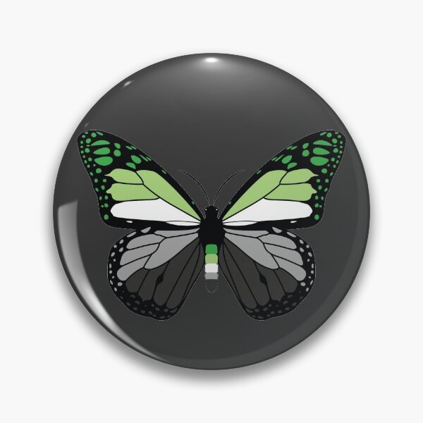 Item preview, Aromantic Butterfly Pride Gift, Aromantic Aro Colorful Monarch Butterfly, Aromantic Insects LGBT+ designed and sold by ArtsyloShop.