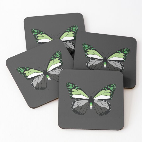 Item preview, Aromantic Butterfly Pride Gift, Aromantic Aro Colorful Monarch Butterfly, Aromantic Insects LGBT+ designed and sold by ArtsyloShop.