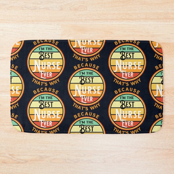 Item preview, Because I'm The Best Nurse Ever, That's Why - Funny Quote Vintage Style designed and sold by Aros Li.