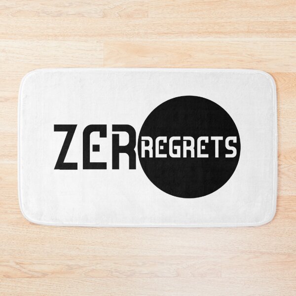 Item preview, Zero Regrets Black With Circle  designed and sold by Mohammed Sohail Khan.