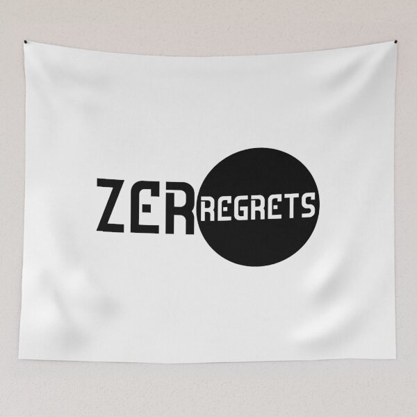 Item preview, Zero Regrets Black With Circle  designed and sold by Mohammed Sohail Khan.