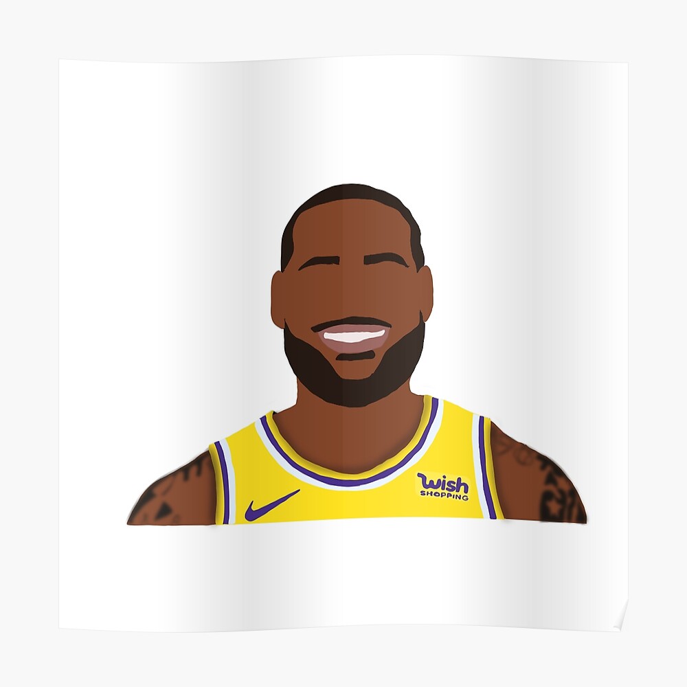 LeBron James Statement Jersey Poster for Sale by designsheaven