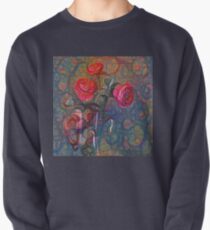Roses #DeepDreamed Pullover