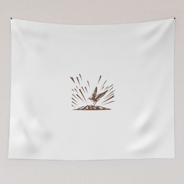 Item preview, Plover Landing Island Woodcut designed and sold by patrimonio.