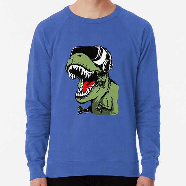 VR T-rex Lightweight Sweatshirt