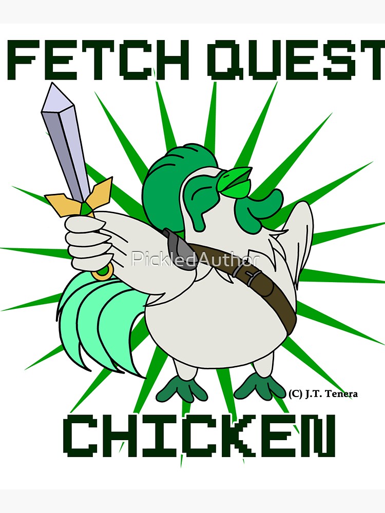Thumbnail 5 of 5, Tote Bag, Fetch Quest Chicken! designed and sold by PickledAuthor.
