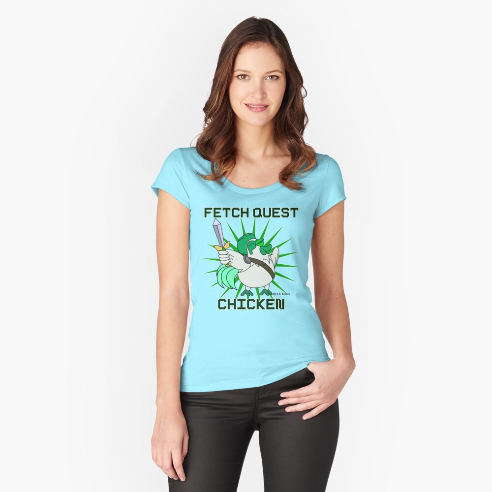 Item preview, Fitted Scoop T-Shirt designed and sold by PickledAuthor.