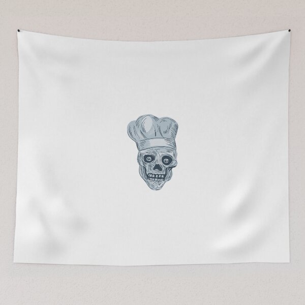 Item preview, Skull Chef Cook Drawing designed and sold by patrimonio.