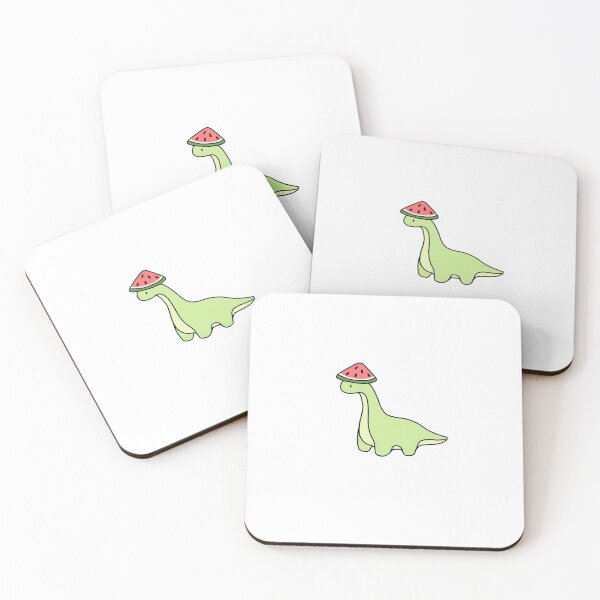 Item preview, Simple Light Green Watermelon Hat Brontosaurus Dinosaur designed and sold by bassoongirl123.