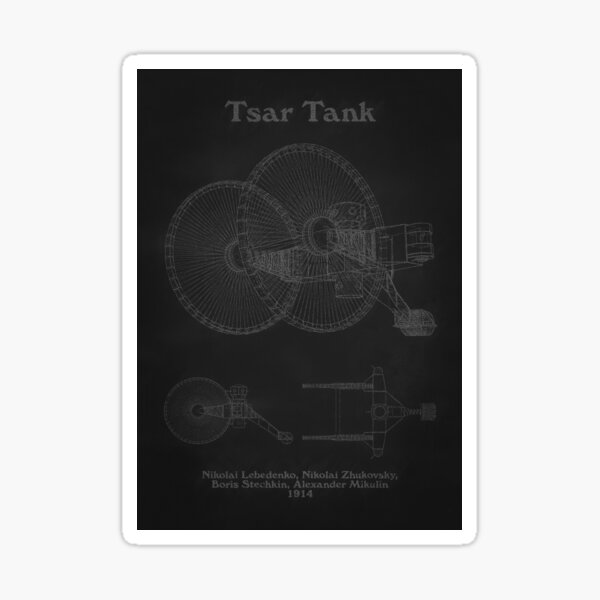 Tsar Tank - Lebedenko Tank - Netopyr Sticker