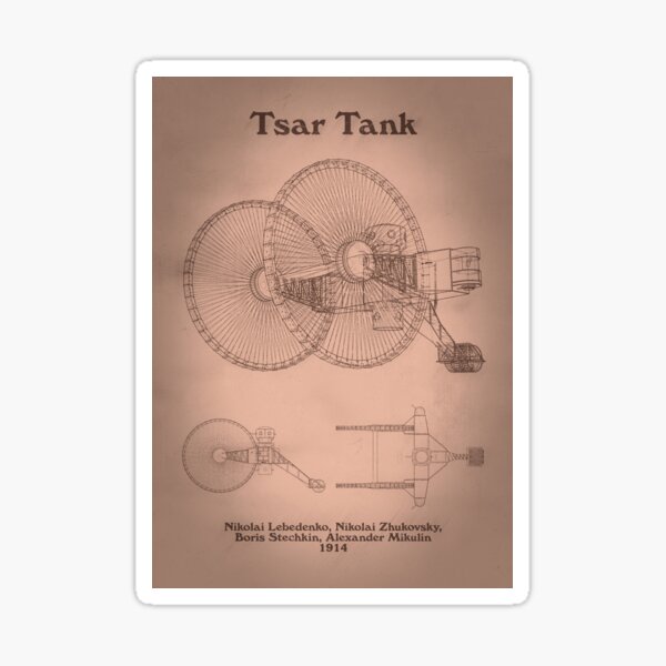 Tsar Tank - Lebedenko Tank - Netopyr Sticker