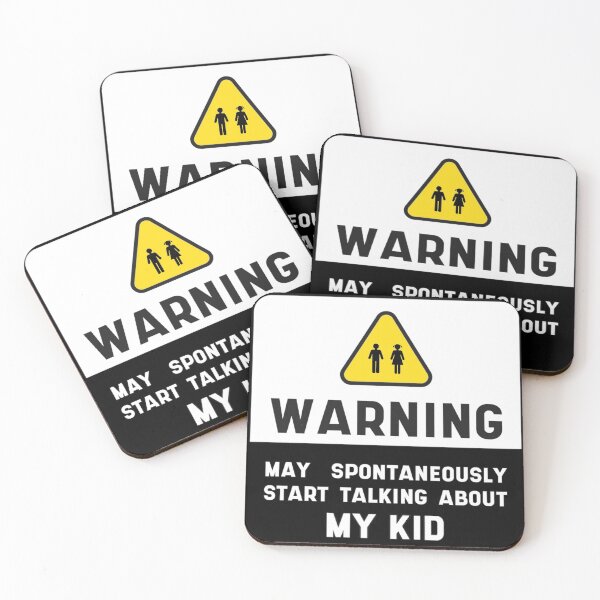 Item preview, WARNING: May Start Talking About My Kid designed and sold by Britt's Addiction.