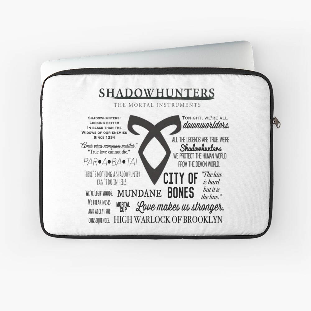 Shadowhunters: Looking Better in Black iPhone Case by Quotyd.