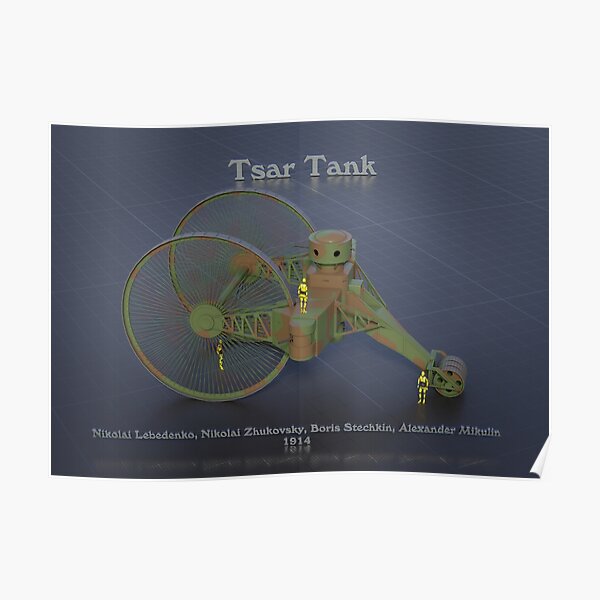 Tsar Tank - Lebedenko Tank - Netopyr Poster