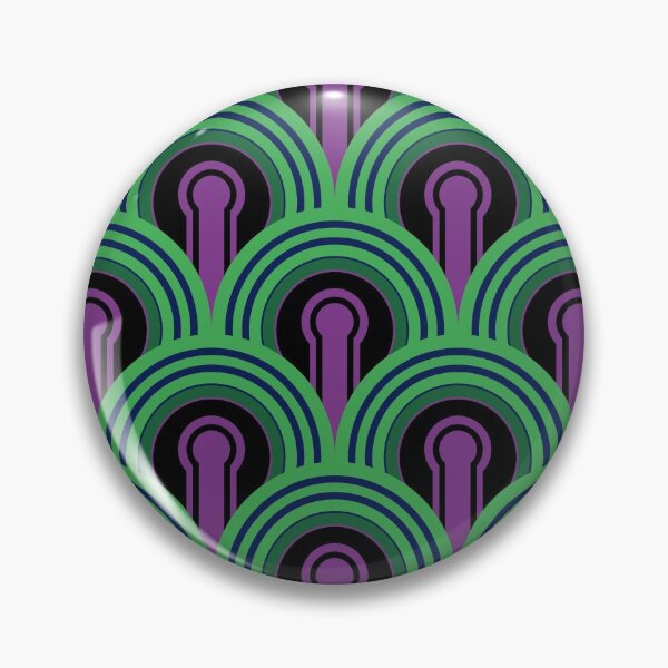 Item preview, Geometric Pattern: Keyhole Arch: Deedree Daniel: Green designed and sold by Red Wolf.