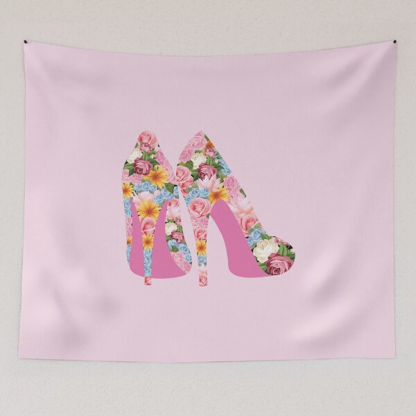 Item preview, Floral Heels Pink designed and sold by nldesigns.