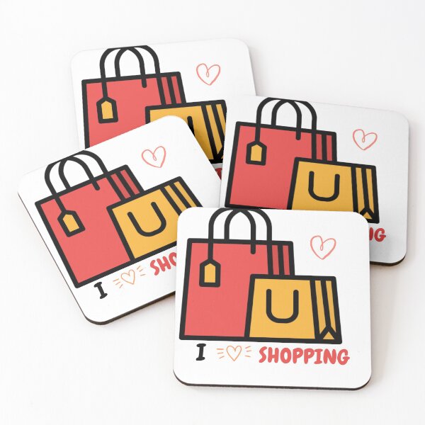 Item preview, i love shopping logo designed and sold by kaviii24.