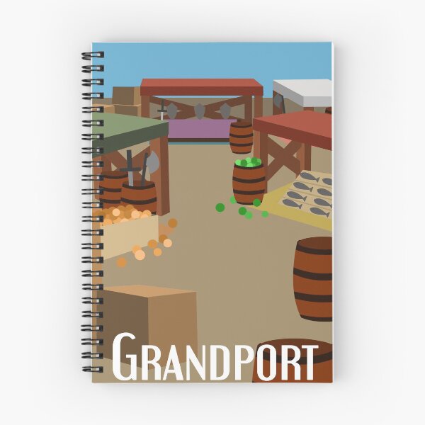 Item preview, Grandport Market Travel Poster designed and sold by sylphofhope19.