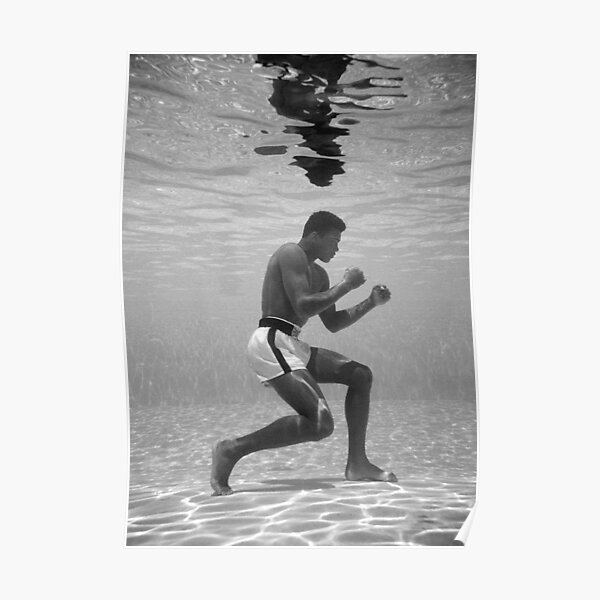 se battre sous l'eau Poster