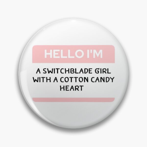 Item preview, Switchblade Girl (Jane Su) Name Tag designed and sold by BabyCupcakes.