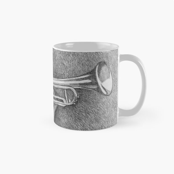 Item preview, Jazz session. Drawing of man playing the trumpet. designed and sold by oanaunciuleanu.