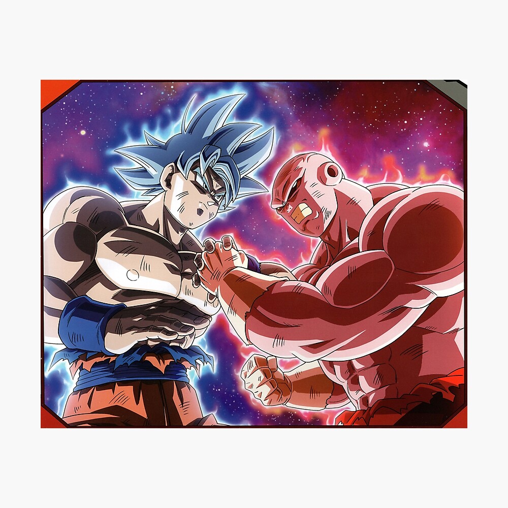 Lámina fotográfica «Ultra Instinct Goku vs Jiren en Dragon Ball Super» de  DbzNation | Redbubble
