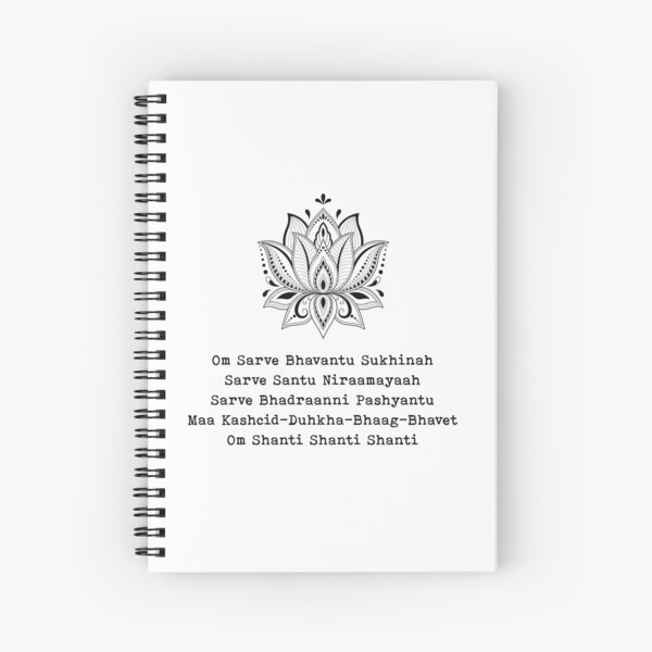 Mantra Spiral Notebooks Redbubble