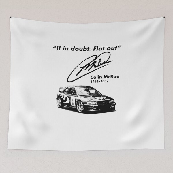 Item preview, If in Doubt Flat Out (with Subaru), design designed and sold by KirstenMartine.