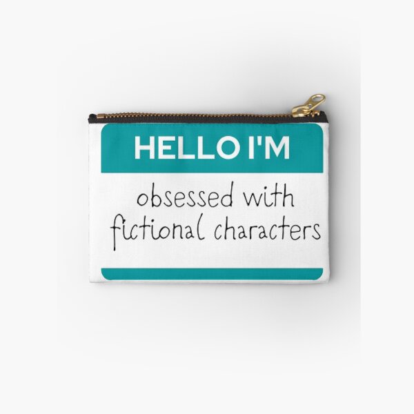 Item preview, Obsessed with Fictional Characters Name Tag designed and sold by BabyCupcakes.