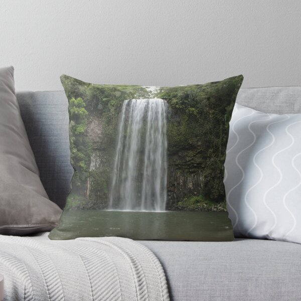 Millaa Millaa Falls - Wide Angle Throw Pillow