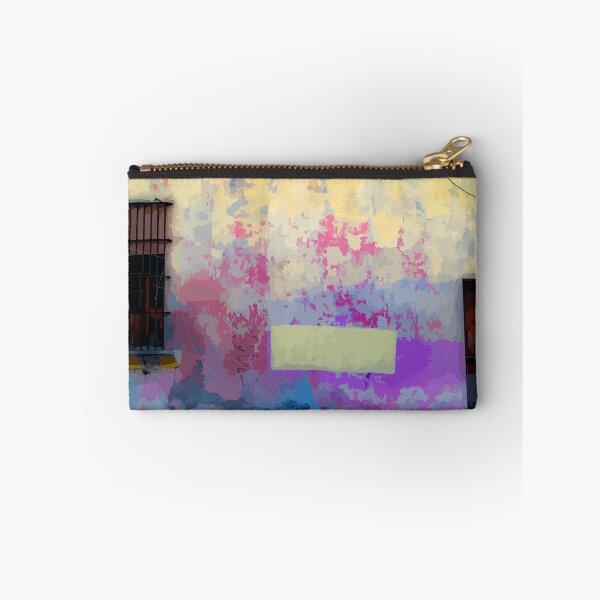 Item preview, Brightly painted houses as abstract art - photography art home decor print bedding pillow designed and sold by Boho Contessa.