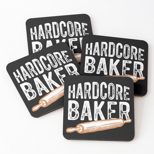 Item preview, Hardcore Baker | Baking Enthusiast  designed and sold by Dancing Dolphin Crafts.