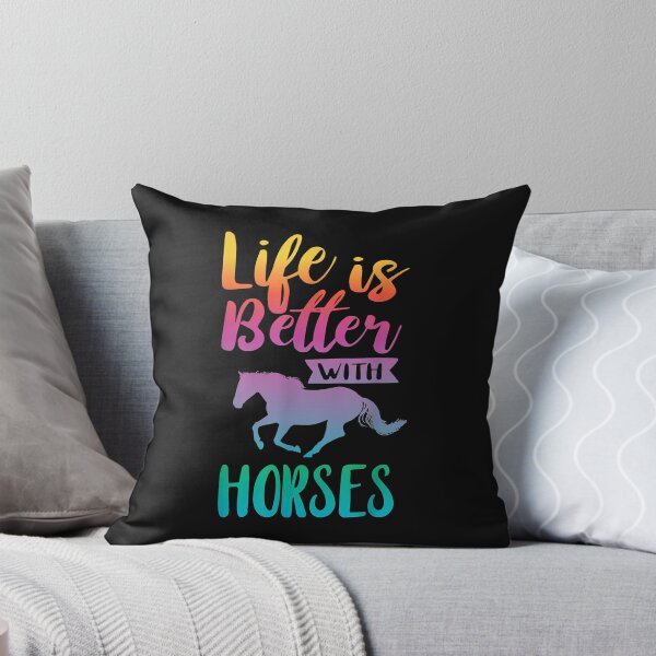 Item preview, Cute Life Is Better With Horses Horseback Riding designed and sold by Vignette2323.