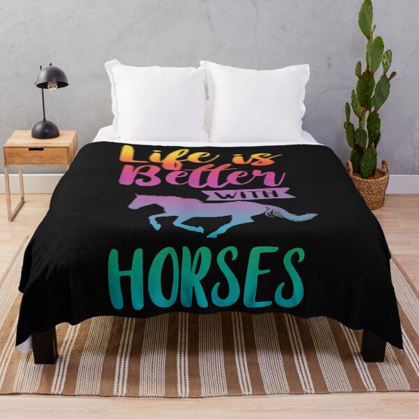 Item preview, Cute Life Is Better With Horses Horseback Riding designed and sold by Vignette2323.