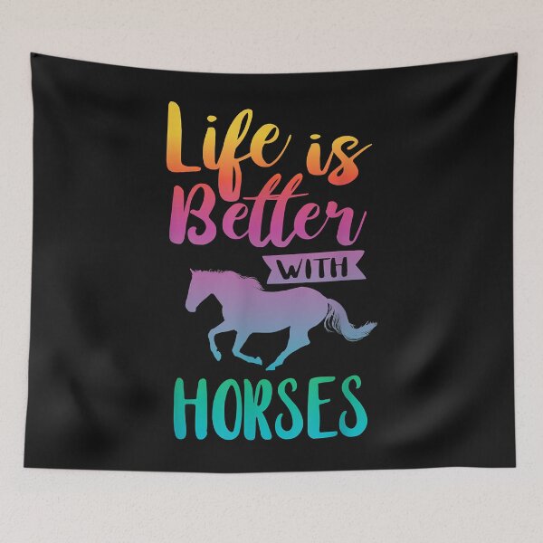Item preview, Cute Life Is Better With Horses Horseback Riding designed and sold by Vignette2323.