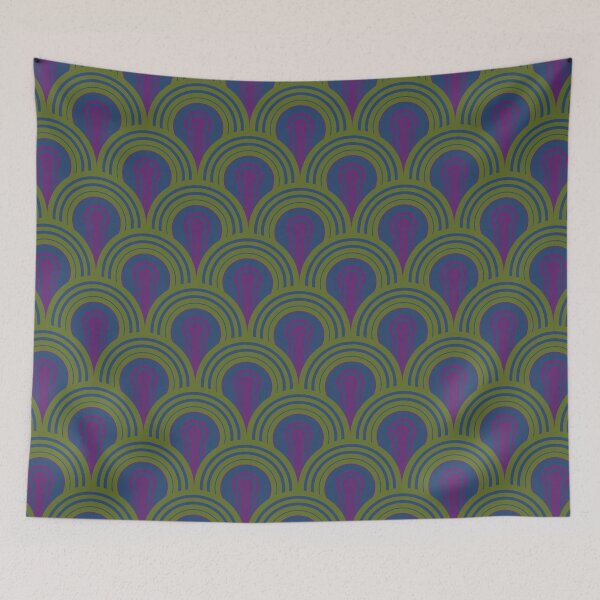 Item preview, Geometric Pattern: Keyhole Arch: Kalamansi designed and sold by Red Wolf.