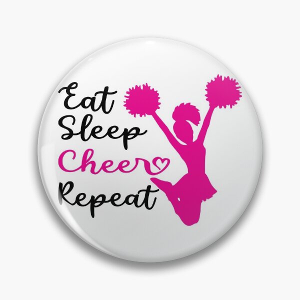Item preview, Eat Sleep Cheer Repeat designed and sold by LarrysDesigns.