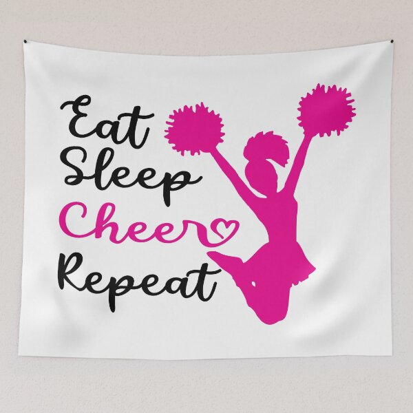 Item preview, Eat Sleep Cheer Repeat designed and sold by LarrysDesigns.