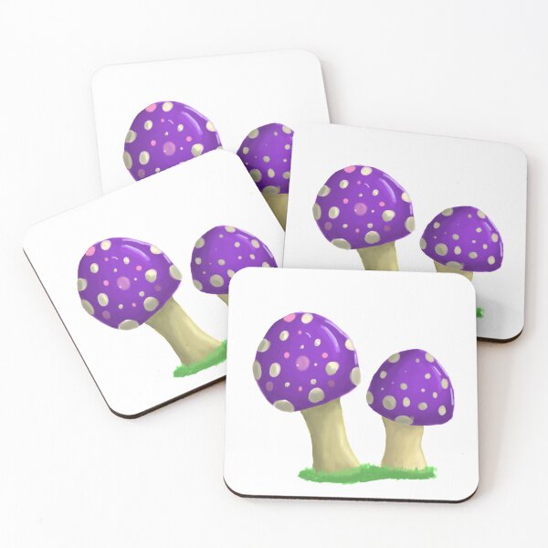 Item preview, Purple Toadstools designed and sold by AlexDeNisco.