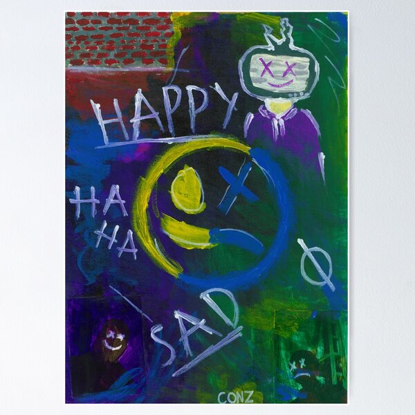 Dark Sad Smile Posters for Sale | Redbubble