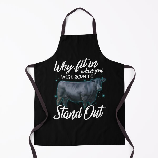 Item preview, Why fit in when you were born to stand out Angus cattle shirt designed and sold by Titmit.